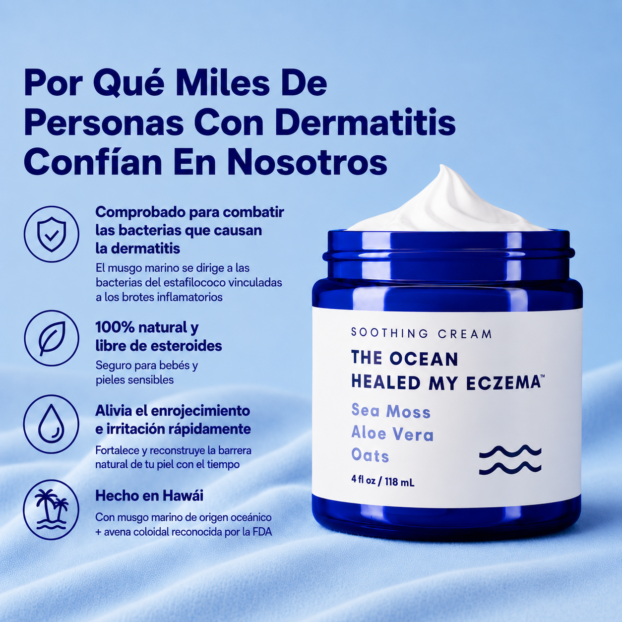 Crema Natural para Piel Atópica, Seca e Irritada